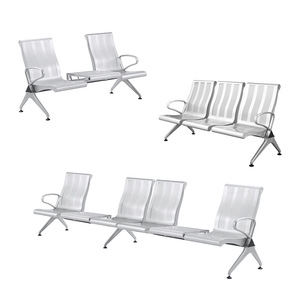 เก้าอี้แถว Ausnutria รุ่น JH2810L พร้อมราวจับ สำหรับโรงพยาบาลและพื้นที่รอคอยที่สนามบิน - Product Image 2