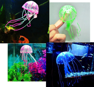Vente en gros de méduses fluorescentes lumineuses en silicone pour <span class=keywords><strong>aquarium</strong></span>, décoration de plantes, décoration de réservoir à poissons - Product Image 3
