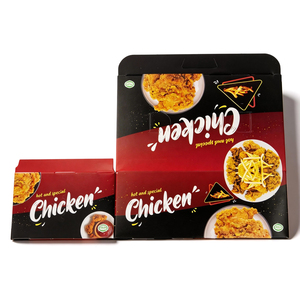 Caja de Embalaje de Alimentos Plegable Personalizada <span class=keywords><strong>al</strong></span> por Mayor para <span class=keywords><strong>Papas</strong></span> Fritas y <span class=keywords><strong>Pollo</strong></span> Frito - Product Image 1