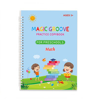 Cahier Magique Enfants Personnalisé A4 Anglais Réutilisable 3D Groove pour Calligraphie