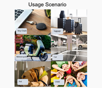 Xexun - El Rastreador Más Pequeño, Localizador de Llaves y Equipaje, Etiqueta de Rastreo BT, Localizador de Mascotas, Compatible con IOS y Android, con Plataforma Gratuita