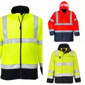 Hi Visibility <b>Construction</b> Reflective Tape Fabric <b>Clothes</b> - Product Image 1