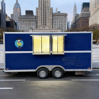 Camion de nourriture portable de petite taille pour l'extérieur, remorque de nourriture aux États-Unis, hot-dogs, pizzas, hamburgers, barbecue au charbon de bois, remorques de nourriture entièrement équipées, approuvées aux États-Unis