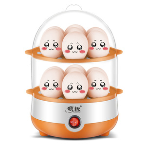 Lingrui Double Layer Egg <b>Cooker</b> 1-7 Eggs <b>Electric</b> Steamer Mini Appliance For Kitchen Use - Product Image 3