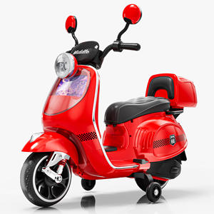 OEM ODM Motocicleta de 12V con Asiento de Cuero, Faros LED y Ruedas de Entrenamiento - Product Image 2