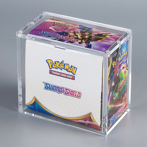 Boîte de rangement personnalisée en acrylique avec couvercle coulissant magnétique pour cartes à collectionner <span class=keywords><strong>Pokémon</strong></span>, boîte de protection pour collectionneur - Product Image 3