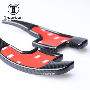 T-carbon-Volante de fibra de carbono para coche, palas para cambio DSG, color negro, para Mustang <span class=keywords><strong>2015</strong></span> + - Product Image 6