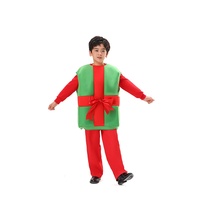 Costume de Noël Echo pour enfants unisexe en polyester, tenue de performance, coffret cadeau, ensemble de déguisement pour fête, festival, scène