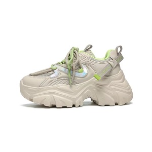 Zapatillas Deportivas con Plataforma de Doble Malla Transpirable de 7 cm para Mujer, Ligeras, Antideslizantes, con Suela Gruesa, para Uso Diario Informal de Verano - Product Image 2