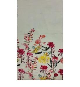 Tela de Seda Dola Pura con Estampado Digital de 100 GSM, Estilo Étnico Personalizado, para Confección de Prendas y Vestidos, en Oferta - Product Image 1