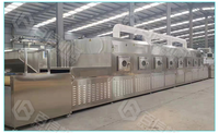 Industriële Automatische Droge Blad Mango Chili Tunnel Magnetron Droger Commerciële Vlees Groentevoedsel Fruit Sterilisatie Machine