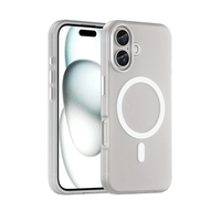 Nouvel étui d'aspiration en TPU givré caméléon de luxe pour étui de téléphone portable magnétique série 17