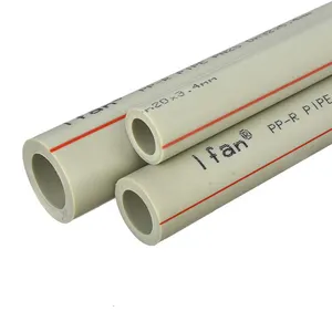 IFAN 20mm 25mm PN16 PPR Pipe Pure Plastic PPR Pipe For Hot Water