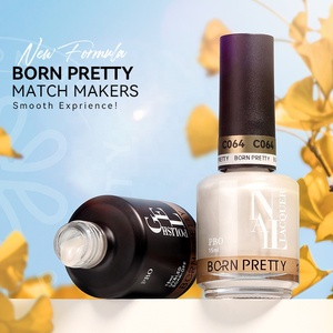 BORN PRETTY PRO Juego de Esmaltes de Gel 2 en 1, Laca de Uñas Regular a Base de Aceite Secado al Aire Orgánico Libre de Crueldad HEMA TPO - Product Image 2