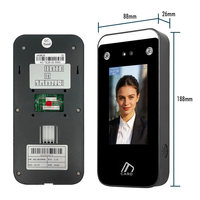 Terminal de Reconocimiento Facial con IA Independiente TM-AI36 de 4.3 Pulgadas, Sin Necesidad de Software, Máquina de Control de Acceso y Registro de Asistencia