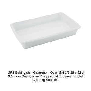 MPS จานอบ gastronom เตาอบ GN 2/3 35x32x6.5 H CM อุปกรณ์ทำอาหารโรงแรม - Product Image 2
