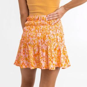 Vestido Mini Bohemio Estampado de Alta Calidad para Mujer, Elástico, Suave al Tacto, Personalizado, Prelavado, de Rayón - Product Image 5