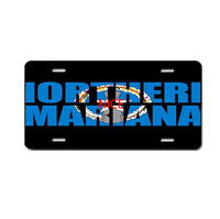 Plaque d'immatriculation décorative en métal personnalisée avec motif Saipan, résistante à la rouille, accessoire de voiture pour SUV, camion, camping-car, moto