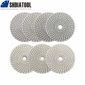 SHDIATOOL 5 "/125mm Wet usato diamante tampone levigatura disco per marmo granito