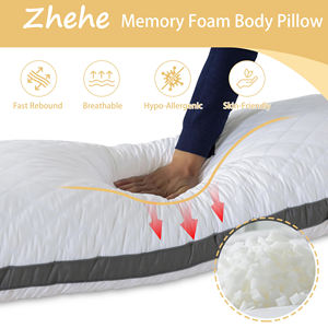 Ergonomische <span class=keywords><strong>Gel</strong></span> Versnipperd Traagschuim Kussen Koeling Grote Lange Comfortabele Pluizige Body Side Slaap Bed Knuffel Kussen Voor Volwassenen Lichaam - Product Image 6