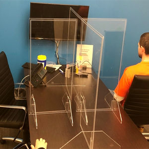 Akrilik sneeze muhafızları akrilik bariyerleri akrilik bölümleri 4mm 5mm kalın - Product Image 3