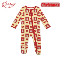 Vêtements pour bébés WEIWEI, pyjamas en bambou personnalisés, vêtements de marque pour enfants, pyjamas en bambou, pyjamas en coton de bambou pour enfants