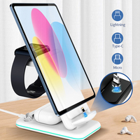 Chargeur sans fil rapide 10W 15W 2026, station de charge rapide pour téléphone portable, iPhone, iPad, smartphone, charge sans fil
