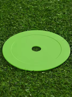 Cône de marquage plat de 6 pouces avec trou central pour football, cônes d'agilité en plastique pour terrain de soccer