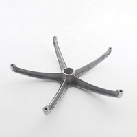 Base de chaise de bureau R330MM Five Star en aluminium, moderne, chromée, pour hôpital, salon, maison, bureau, hôtel