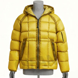 Tùy chỉnh áo gió Ripstop trùm đầu độn bông puffer xuống áo khoác cho mùa đông - Product Image 2