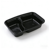 Boîte à repas en plastique à prix avantageux, contenants alimentaires à emporter, boîtes de préparation de repas, boîte à lunch en plastique à 2, 3 ou 4 compartiments