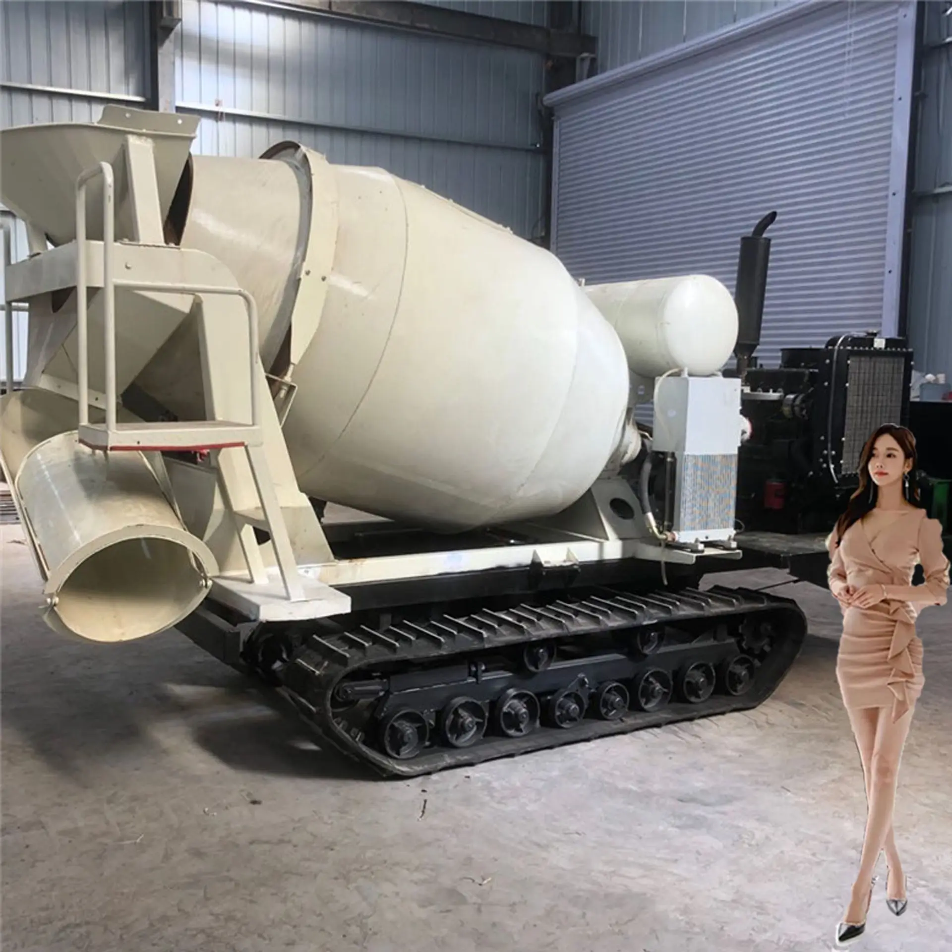 Sales Small Concrete Mixer Machines Diesel Gasoline 500L 560L 700L Diesel Cement Mixer Price8cbm Self Loading Concrete