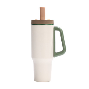 Taza Térmica para Auto de 40oz, Acero Inoxidable 304, Gran Capacidad, Portátil, con Pajita, para Viajes - Product Image 1