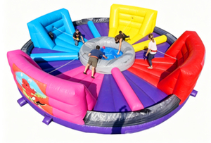 Juego Inflable de Barrido Mecánico, Arena de Desafíos Interactiva, Lona de PVC de 0.55mm para Niños y Adultos, <span class=keywords><strong>Alquiler</strong></span> para Eventos - Product Image 5