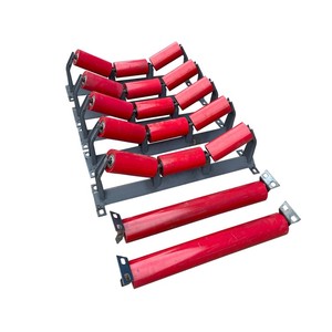 4 inch Carbon thép bê tông làm biếng điều khiển Heavy Duty băng tải con lăn - Product Image 4