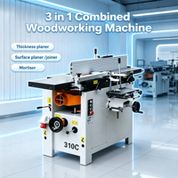 Meilleur Prix 410C Machine à bois universelle combinée 3-en-1 : Dégauchisseuse, Débavureuse et Mortaiseuse