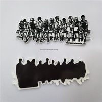 Aimant de réfrigérateur 3D personnalisé avec logo promotionnel, aimant de réfrigérateur mignon, aimant de réfrigérateur drôle en métal