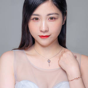 Venta directa Pulseras de plata 925 chapadas en oro de alta calidad Cristal austriaco Venta directa de fabricantes de moda - Product Image 2