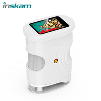 Mikroskop Mainan Anak OEM Inskam 382 2MP 1000X Penyimpanan Internal Mikroskop Elektron Mini Kompatibel dengan PC untuk Eksplorasi Alam