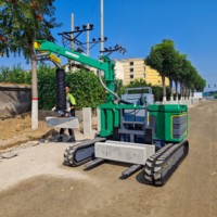 Véhicule de manutention à vide automoteur de type chenillé 1600 kg (direct usine) Moteur diesel Yanmar 14 kW Force d'aspiration 2000 N 3 m