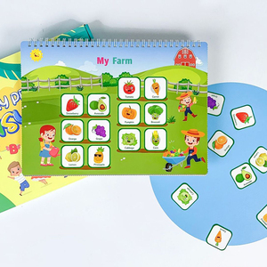 Tablero de escritura para colorear con pinceles, libros educativos personalizados para niños, Con pegatinas, para colorear - Product Image 5