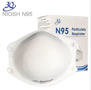Livraison rapide 3Q NIOSH Cup prix de gros particules Anti poussière demi-visage N95 masque respiratoire pour la peinture et le polissage