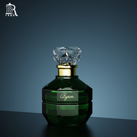 Fabricant en gros de flacons de parfum ronds exquis en verre de luxe de 30 ml, 50 ml, 100 ml, flacons de parfum vides personnalisés, emballage de flacons de parfum
