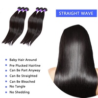 Extensions de cheveux Micro tressés naturels 1 pièce, cheveux humains, à pointe plate, bande en caoutchouc bleu, nouvelle collection
