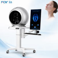 Analyseur de peau numérique AI 3D, scanner facial AI, analyseur de peau AI, diagnostic de l'acné et de la pigmentation, machine d'analyse de la peau du visage