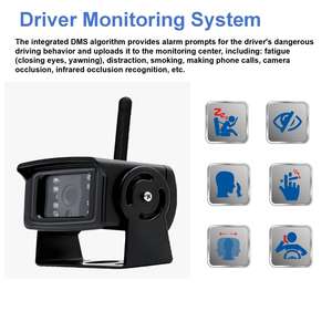 Sistema di Telecamere CCTV Impermeabile 4G Dashcam con WIFI GPS DSM DVR per Camion e Carrelli Elevatori - Product Image 3