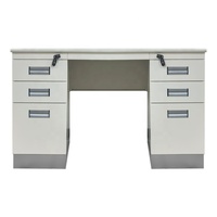 Bureau en aluminium avec 6 tiroirs et serrure pour bateau de croisière ou bateau