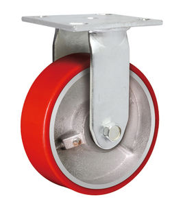 Roda resistente de caster forjada de aço super resistente (HD1000-1500), preço de fábrica, caster de ferro - Product Image 5