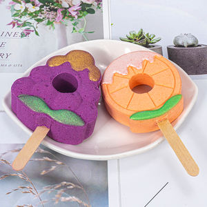 도매 어린이 탄산 스파 목욕 공 유기 빨간 목욕 폭탄 불고 거품 바 - Product Image 5