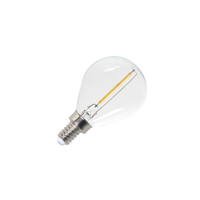 Ampoule LED à filament E12 1W 0.5W 12 Volt 12V DC 2700K G40